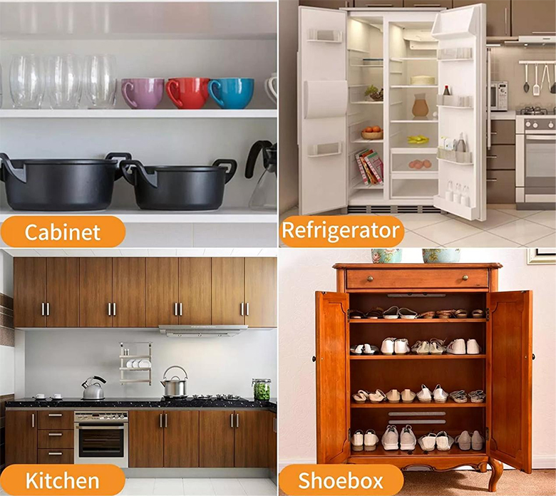 Waterproof Washable Nonslip Shelf Liner for Supermarket Refrigeration Rectangle Shape