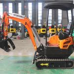 Internal Combustion Drive 1.7 Ton Mini Excavator CE High Maneuverability