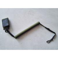 Buy cheap Adjustable tactical pistol gand gun secure spring coiled lanyard anti-lost sling product