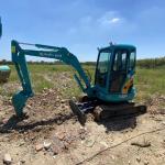 0.1m3 Bucket Kubota U-35 Used Kubota Excavator 3T