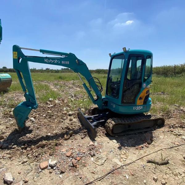Buy cheap 0.1m3 Bucket Kubota U-35 Used Kubota Excavator 3T from wholesalers