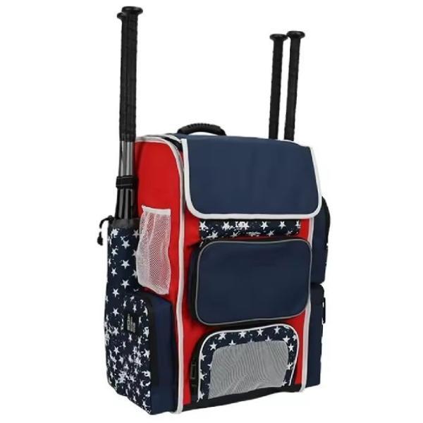 Buy cheap Large Waterproof Softball Baseball Bag With Team Logo Shoe Compartment from wholesalers