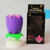 Buy cheap Multi-Colored Flower Shaped Firework Birthday Cake Candles Spinning Musical Birthday Cake Candle from wholesalers