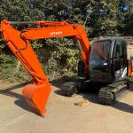 7Ton used HITACHI ZX70 ZX70-3 ZX70-5 ZX65U excavator with low working time and
