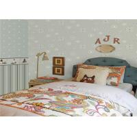 Buy cheap Fashion Little Girl Wallpaper For Bedroom , Kids Room Wallpaper Light Green product