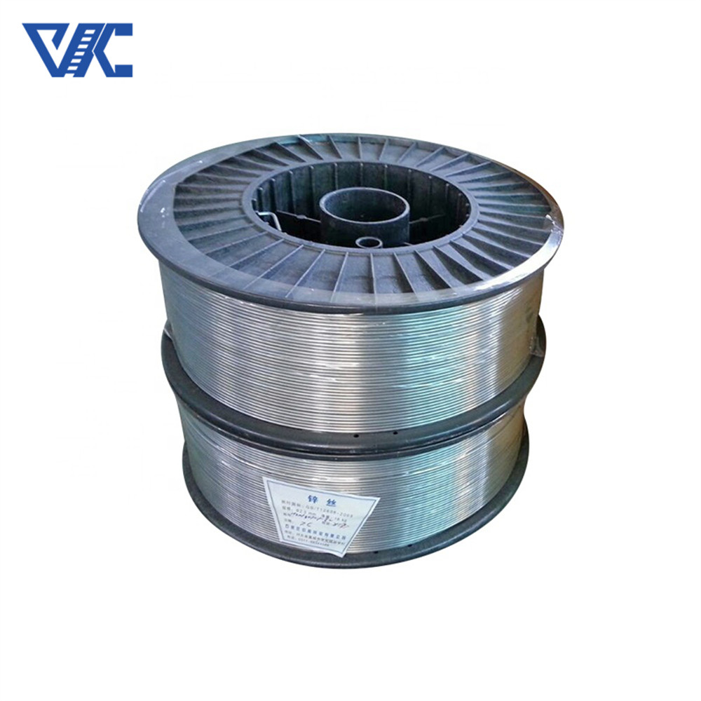 ASTM B551 Zn Flame Arc Coating Thermal Spray Wire Pure Zinc Wire For Construction Industry