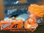 Easter Wedding Halloween Opp Printing Packing Christmas Candy Bag,Halloween Food