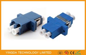Wholesale PBT Fiber Optic Adapter LC Duplex SC Footprint Type Blue Single Mode High Density from china suppliers