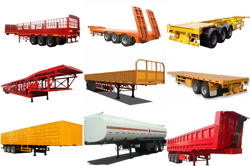 Triangle Tires Full Trailer Type Open Box Cargo Trailers Draw Bar Small Enclosed Box Trailer