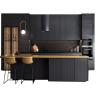 Buy cheap Cuisine 600mm Matt Kitchen Cabinets With Built In Glass Oven from wholesalers