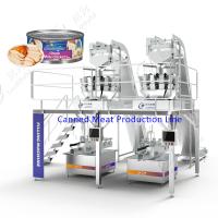 Buy cheap Automatic Canned Meat Production Line 220V / 380V Canned Corned Beef Production product