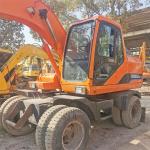 2020 Used Doosan DH150W Wheeled Excavator with ORIGINAL Hydraulic Cylinder from