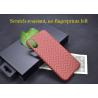 Buy cheap Orange Color Real Aramid Fiber Phone Case For iPhone X , Protective Case from wholesalers