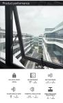 Modern Airproof Bottom Awning Window Heat Insulation House Aluminum Windows For