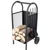 Buy cheap Firewood Rack with 4 Fireplace Tools Fireplace Log Holder for Indoor and Outdoor product