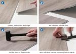 4mm 5mm 6mm Commercial Vinyl Plank Flooring For Hospital Customizable