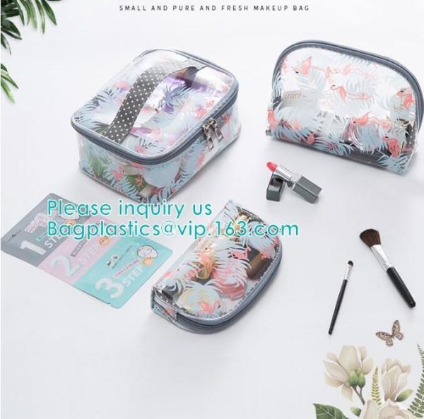 Buy cheap Travel Luggage Pouch Custom Clear Transparent PVC Travel Toiletry Bag Make Up Cosmetic Bag,Vinyl Wash Beauty Cosmetic Tr from wholesalers
