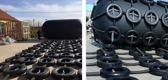 Resistant To UV Radiation Jumbo Fender Customizable Dimensions Long Lifespan
