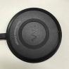 Buy cheap Round PU covered Qi wireless phone quick full 10w charger for all mobile at home or outside travel from wholesalers