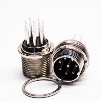 Buy cheap IP55 Aviation Plug Socket Connector, Screw Lock 5 Pin Male Connector product