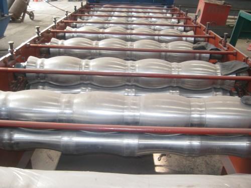 Buy cheap Glazed Color Steel Metal Roof Tile Roll Forming Machine from wholesalers