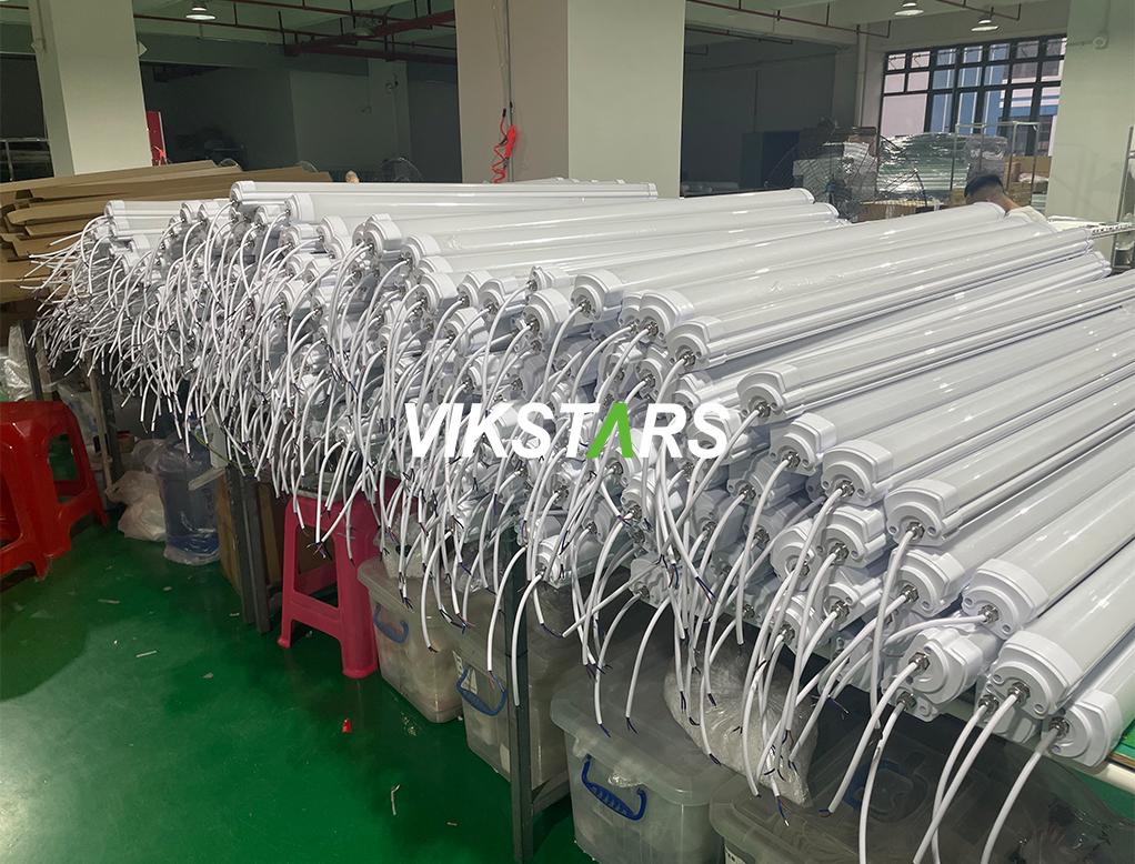 36W LED Linear Lights Tri-proof Tube For Industrial Lighting Factory Parking Lot