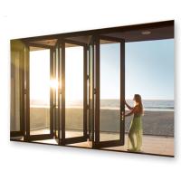 Buy cheap Aluminum Alloy Modern Style Waterproof Bifold Doors For Balcony Glass Windows product
