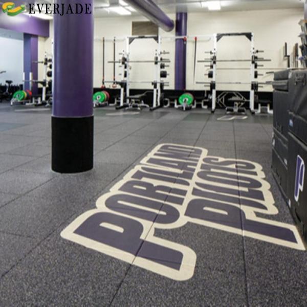 Buy cheap 2mm Heavy Duty Gym Rubber Flooring for Non Toxic Outdoor Playground Impact Absorption from wholesalers