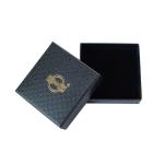 Gift and Jewelry Black Necklace Rigid Box Single Side Coating Base And Lid Box