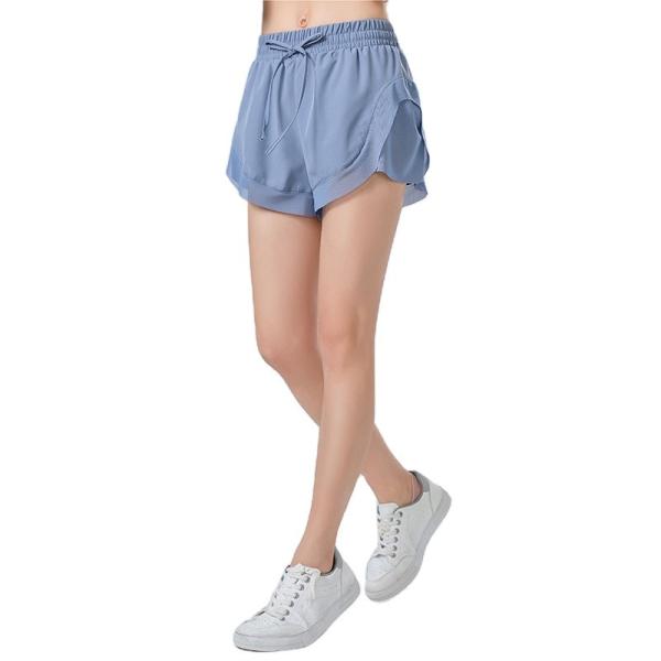Buy cheap Oem Factory Manufacturer Custom Logo Workout Gym Jogging Women's Sports Yoga Training Running Shorts from wholesalers