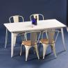 Buy cheap Red Blue Stackable Metal Outdoor Dining Chairs Antique Iron from wholesalers