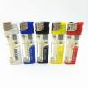 Buy cheap Dongyi Refillable Transparent Color Plastic Electric LED Lighter 8.22*2.49*1.14CM from wholesalers