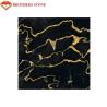 Buy cheap Cut To Size Black Portoro Italian Marble With Gold Vein For Bathroom Countertop from wholesalers