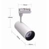 Buy cheap Matte Black LED Track Spotlights 0.02kw 2700k-6500k CCT For Kitchen from wholesalers