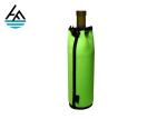 Thin Bottle Cooler Bag , Neoprene Sleeve Bottle With Nylon Zipper