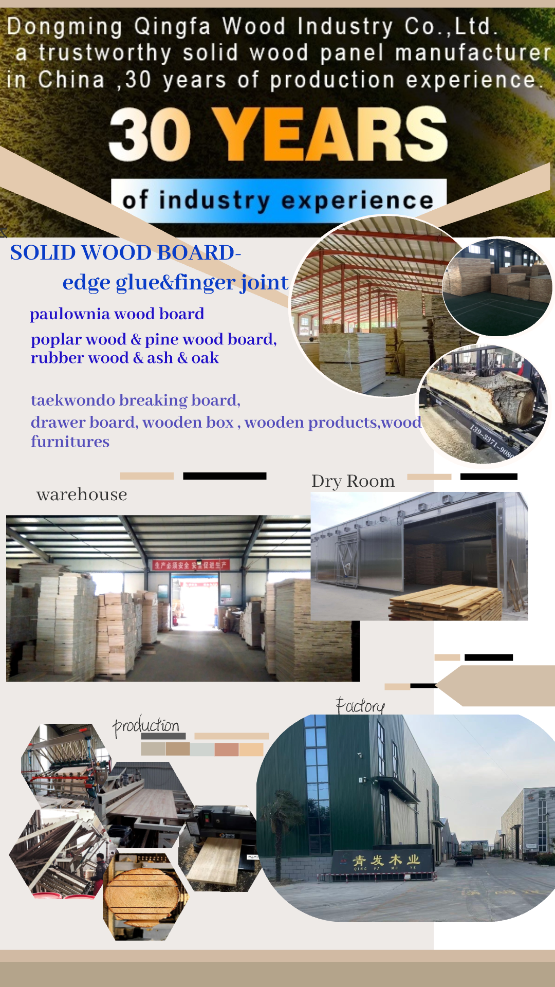 AA AB Grade Poplar Board with Thickness 6mm-30mm at in 2440x1220 or Customized Size