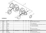 KTA19G4 Cummins Generator Parts , Main Bearing Set