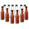 Buy cheap Hot Sauce Empty Amber Glass Storage Bottles 150ml Antitear QZH from wholesalers