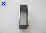 Recyclable Aluminium Tube Profiles , Anodized Aluminum Tubing Walnut Wood Grain