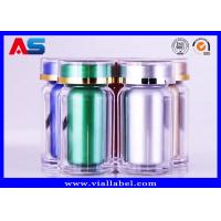 Buy cheap Durable Acrylic Plastic Pill Pots 60CC Pharmacy Capsules Cylinder Bottle product