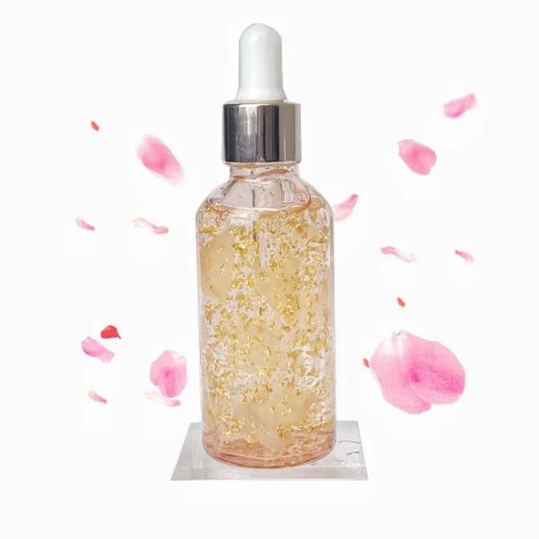 Buy cheap 24K Gold Rose Petal Serum Anti Aging Glowing Skin Care Boost Face Serum from wholesalers