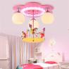 Buy cheap Modern Pink Ceiling Lights Deco Living Room Children Cartoon Princess Chandelier(WH-MA-154) from wholesalers