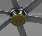 0.3KW 12ft Permanent Magnet Synchronous Motor Large Warehouse Fans