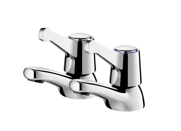 Buy cheap Brass Cartridge Double Handle Tub Faucet from wholesalers