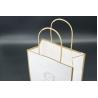 Buy cheap Brown Handle Paper Bags Eco Friendly Packaging Kraft Carrier Bags from wholesalers