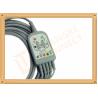 Buy cheap 6 Pin One Piece Reusable ECG Patient Cable 5 Lead Defib , PVC Insulation from wholesalers