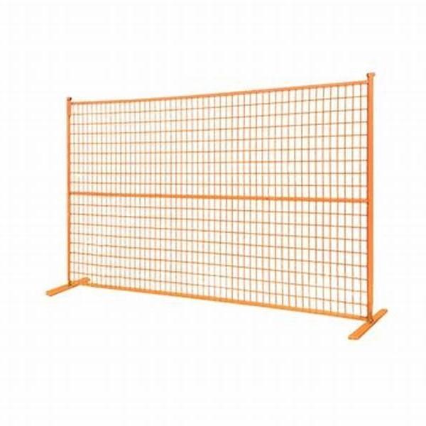 Buy cheap Orange Red Wire Movable Fence Temporary Fence Panels 24kg 2400mm*2100mm from wholesalers