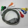 Buy cheap Compatible 7 Lead Snap Holter ECG Cable For Medical Set Edan SE-2003 / SE-2012 for Patient Monitor from wholesalers