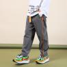 Buy cheap Plus Velvet Kids Jogger Pants Drawstring Custom Logo Boy Sweatpants from wholesalers