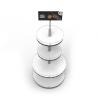 Buy cheap Customized Round Fashion Style Wine Display Rack Sparkling Beverage Metal Display Stands Wine Rack Metal for liquor store from wholesalers